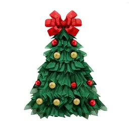 Christmas Decorations Pendant Tree Wreath Pendants For Xmas Home Garden Farmhouse Door Hanging Special Shape Ornament