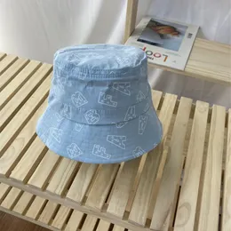 Cappelli a tesa larga Secchiello Cappello da pescatore con stampa alfabetica da donna primavera ed estate parasole a secchiello sottile versatile bacino per il tempo libero 230927