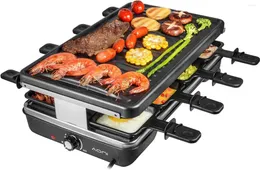 Electric Ovens Table Grill Korean BBQ Indoor Cheese Raclette Removable Non-Stick Surface Temperature Control & Dishwasher Safe 1