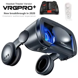 VRAR Accessorise VR VRGPRO plus Mini-Brille, 3D-Virtual-Reality-Headset für Google Cardboard mit Kopfhörer-Ohrhörer 230927