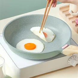 Pans Non-stick Cooking Pots 28cm Pan Frying Wok Induction Cooker Skillet Egg Pancake Thicken Gas Stove