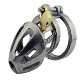 Bondage Stainless Steel 4size Male Chastity Penis Cage Cock Lock Device Rings Erotic Urethral Lock Chastity Cage BDSM Sex Toys for Men x0928