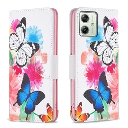 Phone Cases For OPPO A38 A18 A58 A98 A78 Find X6 Realme C55 C53 C33 C30 Pro 5G 4G Wallet Pattern Flower Leather Case