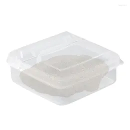 Förvaringsflaskor Rensa tårta Box Rectangular Butter Container Pie Slice Containers Countertop kylskåp Tillbehör för ostkaka