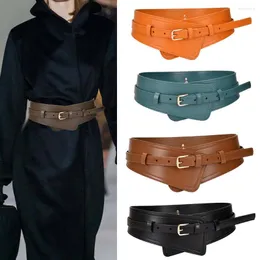 Belts Cow Leather Girdle Women's Luxury Designer Fashion Trend Casual Clothing Accessories Gothic Pin Buckle Belt Korean Corset