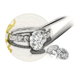 Personalizza il tuo anello di fidanzamento con diamanti, rubino, smeraldo, zaffiro, 0,3 ct-12 ct, oro 9 carati, 10 carati, 14 carati, 18 carati, 201110336i