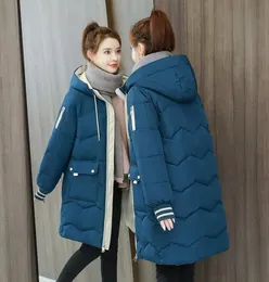 New Winter Women Jackets Coats Casual Long Parka Cotton Turtleneck Hooded Cuffs Jackets Wind-proof Travelling Coats