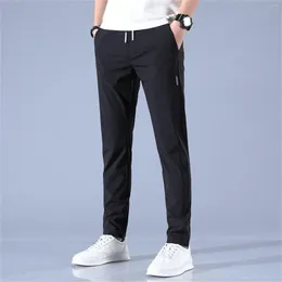 Men's Pants Casual Long Trousers For Man Trendy 2023 Loose Jogging With Deep Pockets Drooping Basketball Clothing