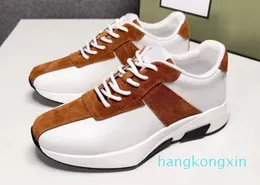 Logo Ridged Lastik Sole Trainer Parti Elbise Konfor Ayakkabı Orijinal Kutusu