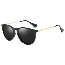 Fashion Women Round Sunglasses Designer Men's Sun Glasses Matte Black Frame Outdoor UV400 Eyewear High Quality with Case284k