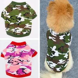 Dog Apparel Camouflage Pet Clothes For Small Dogs Summer Chihuahua Puppy Clothing Shirt Winter Warm Vest Printed Ropa Para Perro