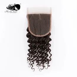 Lace S Mocha Hair Wave Clre 4 "× 4" البرازيلي العذراء الحرة الجزء 10inch18inch 230928