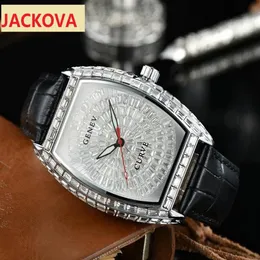 Top Mens Classic Designer Iced Out Watches Luxury Men Watch Quartz armbandsur Montres Hommes Chronograph Relojes Hombre Big Diam272V