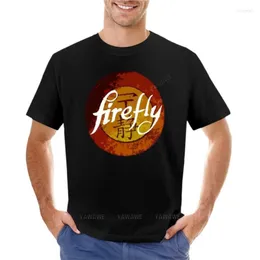 Men's Tank Tops The One Season Only 'FIREFLY' T-Shirt Kawaii Clothes Customized T Shirts Black Mens