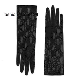 good women long Lace Bride Bridal Gloves Wedding Gloves Crystals Wedding Accessories Lace Gloves for Brides five Fingerless Wrist Leng