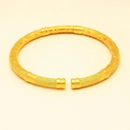 Bracciale con perline intagliate 10A Bracciale da uomo con decorazione a forma di mattone in oro giallo riempito in stile classico Bracciale regolabile da donna regalo