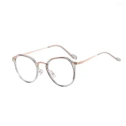 Solglasögon 1 par metallkvinnor Glasögon enkel stil stilfull dekorativ ersättning ultralight hd universal flickor damer glasögon