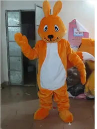 Halloween Urocza pomarańczowa wiewiórka Mascot Costume Cartoon Anime Teme Postacie Choingar Carnival Party Fancy Costumes Strój dla dorosłych