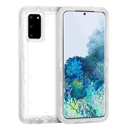 Samsung Galaxy S23 S22 S21 S20 Ultra Üç Kat Net Heavy Hizmet Koruyucu Şok geçirmez Kapak Fit S10 Not 10 Plus Not 20