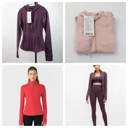 Senaste mode heta säljande kvinnors fulla zip-träning hoodie Athletic Long Sleeve Running Slim Fit Track Jacket med blixtfickor
