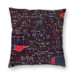 Poduszka Soft Niesamowity świat matematyki rzuć okładkę dekoracyjną nauczyciel matematyki 40x40 PillowCover for sofa