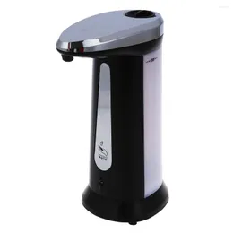 Liquid Soap Dispenser Automatic Pump Infrared Sensing Stainless Steel Holder Shampoo Bathroom Foam