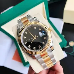 С оригинальной коробкой Высококачественные роскошные модные часы 41 мм President Datejust 116334 Сапфировое стекло Asia 2813 Механизм Механические автоматические мужские часы 86