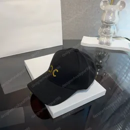 Luksusowy projektant kapelusz Nowy metalowe litery baseballowe Mężczyzna Kobieta Summer Casual Casquett