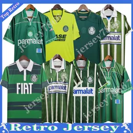 93 94 98 10 14 Palmeiras R. Carlos Retro Soccer Jerseys 1999 Edmundo Mens Zinho Rivaldo Evair Home Green Football Shirts Mens Uniforms Short Sleeve