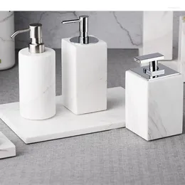 Liquid Soap Dispenser 1pc Nordic Bottle Natural Marble Home Hand Container Wristband Bathroom Accessories
