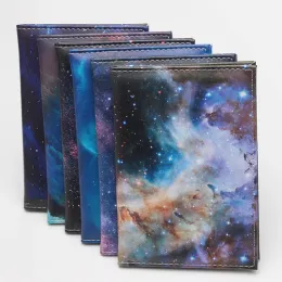 Universe Starry Sky Painted Passport Holder Travel PVC Passport Cover Wallet ID Card Holders Business Credit Card Holder