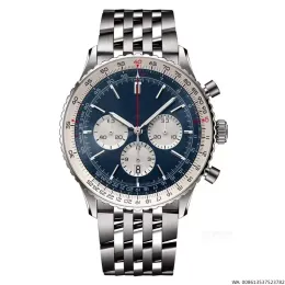 Breit watches 2023 Mens Automatic breit Watch Leather Strap Blue Black Sapphire Wristwatches Super Luminous Montre de Luxe BB2 Quartz-Battery Men's Round Watches
