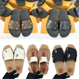 Designer Sandals Women Slides Luxury Woody Slippers Mens Home Shoes Size 36-46 TOPDESIGNERS020