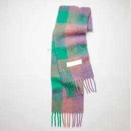 Designer Scarf for Women Men Ac Scarves Style Cashmere Blanket Colorful Plaid