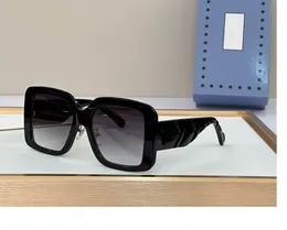 2023 Unisex, hochwertige modische Sonnenbrille, schwarze Breite, dreieckige Plankenfüße, Vollrahmen, hellviolette Polygonbrille, erhältlich mit Box