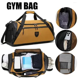 Outdoor Bags Men Travel Bag Large Capacity Weekender Overnight With Shoes Compartment Dry Wet Pocket Carry On Sports Gym Backpack