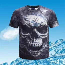 sell tshirts new t shirts skull fashion man top shirts Tees tops boys mens shirts t 3d print skull camo t shirt1765