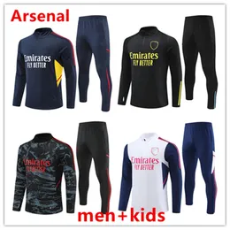 22 23 Arsen al Football soccer Training suit 23 24 new Arsen al Half zip jogging suit jerseys tracksuit Gunners Transport Men Kids kit survetement foot chandal futbol