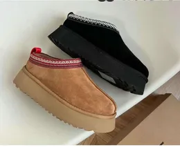 projektant Australia platforma Snow Uggssy Woman Winter Boot Designerowie kostki Tazz Buty kasztanowe czarne ciepłe futra kapcie Hal Australian Tasman Booties