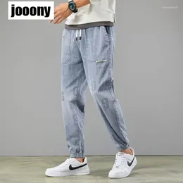 Men's Jeans Harajuku Cargo Casual Harem Denim Korean Hip Hop Sweatpants Male Trousers 2023 Spring Summer Cotton Jogger Pant Men Pants