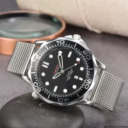 Omeg zegarki na nadgarstki ze stali nierdzewnej dla mężczyzn 2023 Nowe zegarki męskie wszystkie tarcze kwarcowe zegarki TOP Luksusowa marka