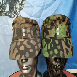 Basker WWII German Field Em No3 Plane Tree Camo Camouflage M43 Hat Cap Classical Reproduktion Military318K