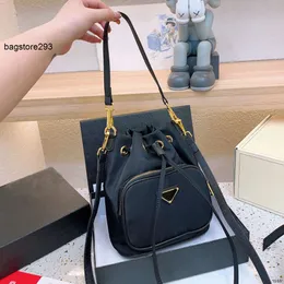 new Evening luxury Bags designers women shoulder bags leather old flower bucket bag famous Drawstring handbags Cross Body purse Simple fashion very nice