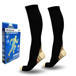 Men's Socks YISHENG Compression Knee High For Anti-Fatigue Plantar Fasciitis Leg Stretch Support Men Women