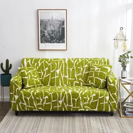 Stuhlabdeckung Splash Tinte bedruckte Anti-Staub-Sofa-Deckstreifen-Druckstreifen hohe elastische Stretch-Dick-Wrap-Möbelschutzhandtuch