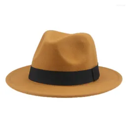 Berets Girls Hat Hats for Women Boys Fedora Solid Band Casual Khaki jesień jesienna zima sombreros chapau femme
