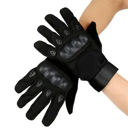 Fashion-Outdoor Sports Tactical Gloves Full Finger f￶r vandringscykling Cykling Herrhandskar Armor Protection Shell238o