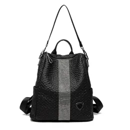 Designer-Marke Mode Frauen Rucksack Hohe Qualität Jugend Leder Rucksäcke für Teenager Mädchen Weibliche Schule Schulter Tasche Bagpack mo288v