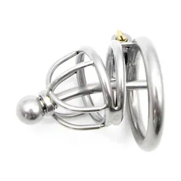 Beauty Items CHASTE BIRD Male 304 Stainless Steel Metal Chastity Device with Urethra Catheter Cock Cage Penis Ring Belt sexy Toy BDSM A229-1