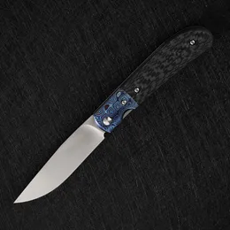 SMKE Knives Custom Bursper Prond Flipper Pocket Pocket Нож S90V Сатиновый лезвие Timascus углеродное волокно